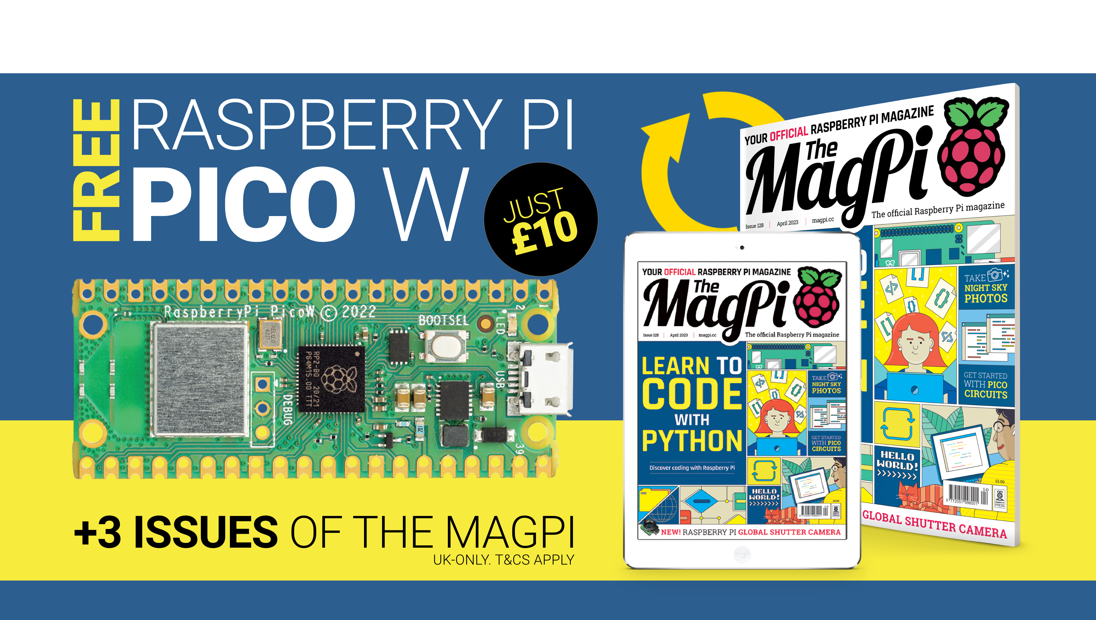 The MagPi issue 128 cover