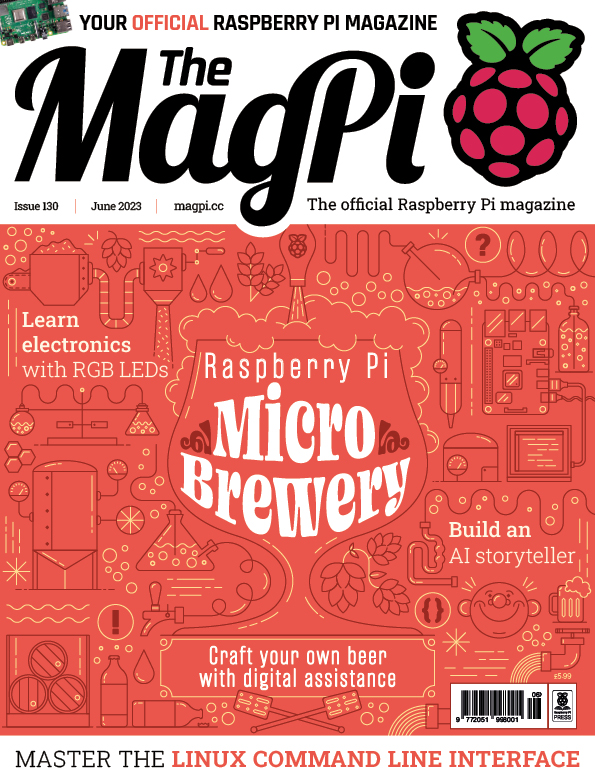 The MagPi issue 130 cover