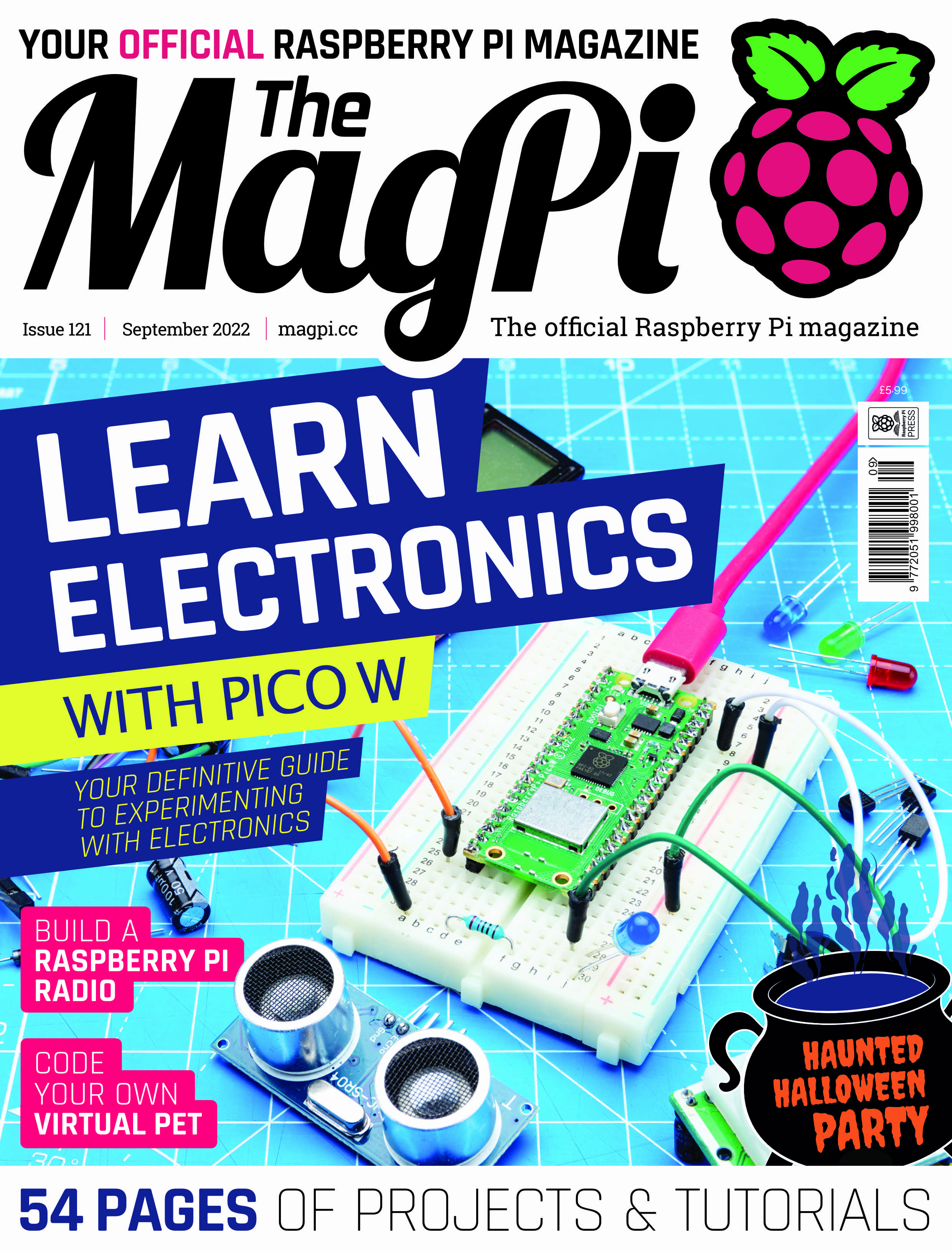 The MagPi issue 121 cover