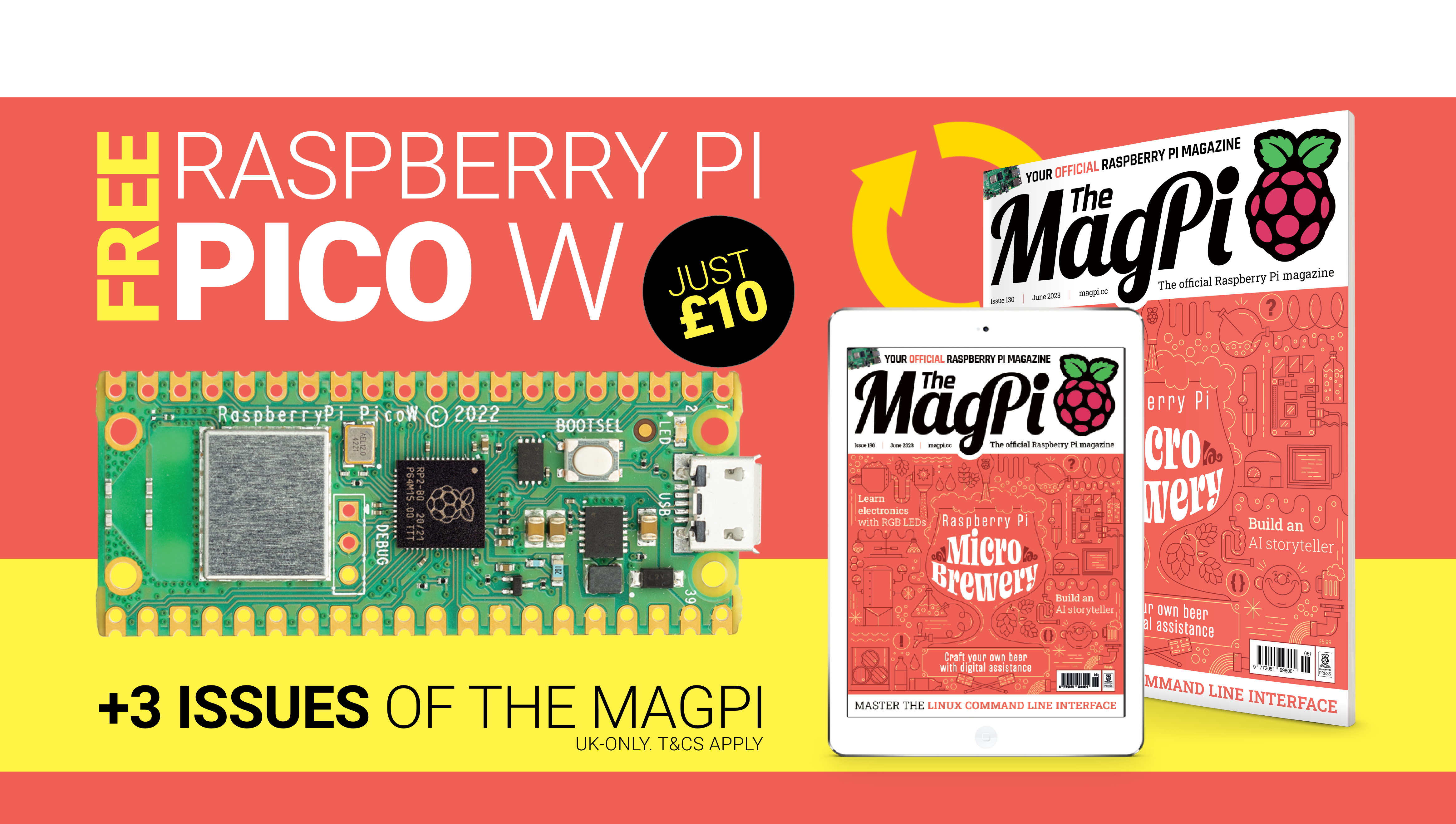 The MagPi issue 130 cover