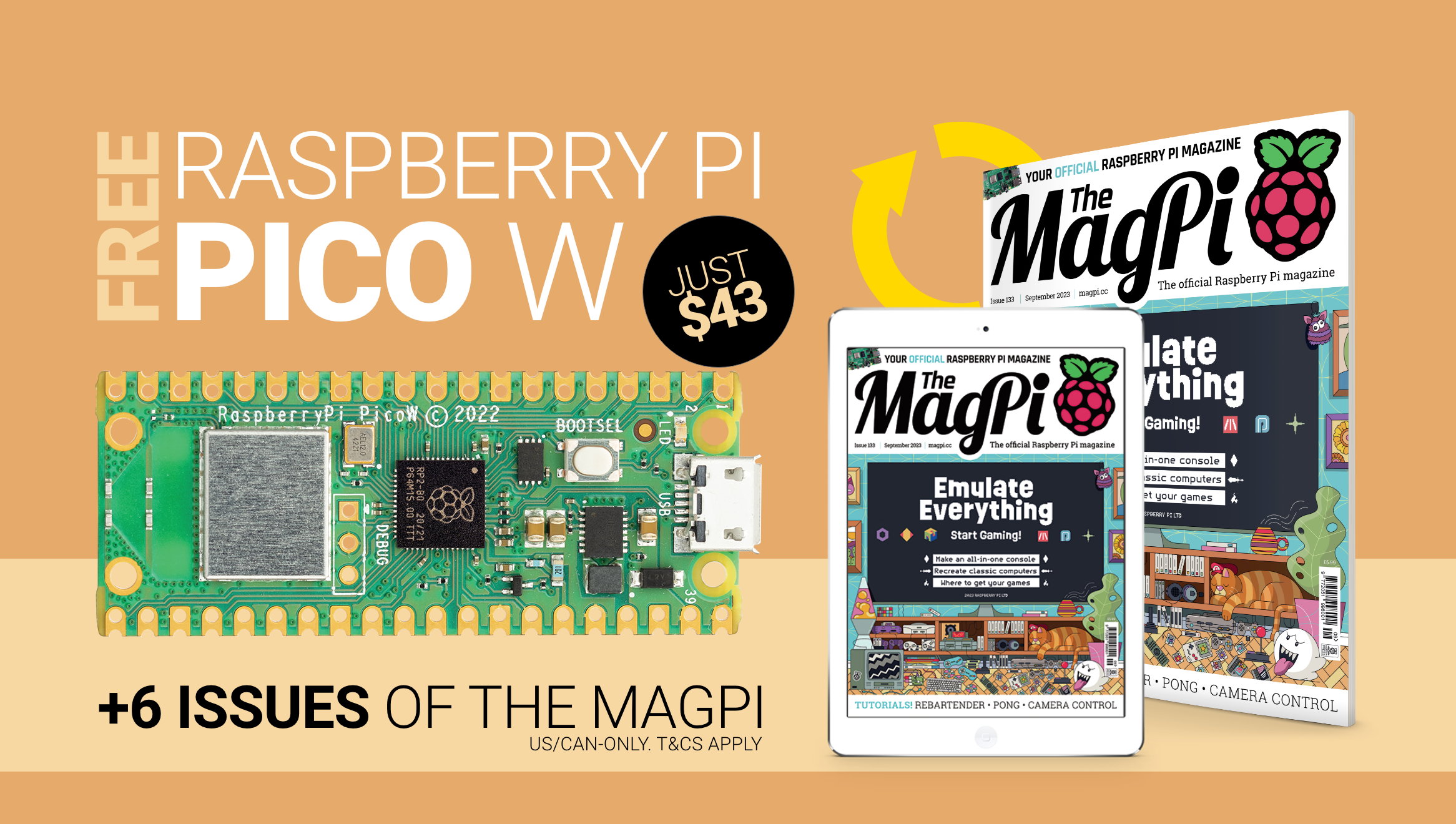 The MagPi issue 133 cover