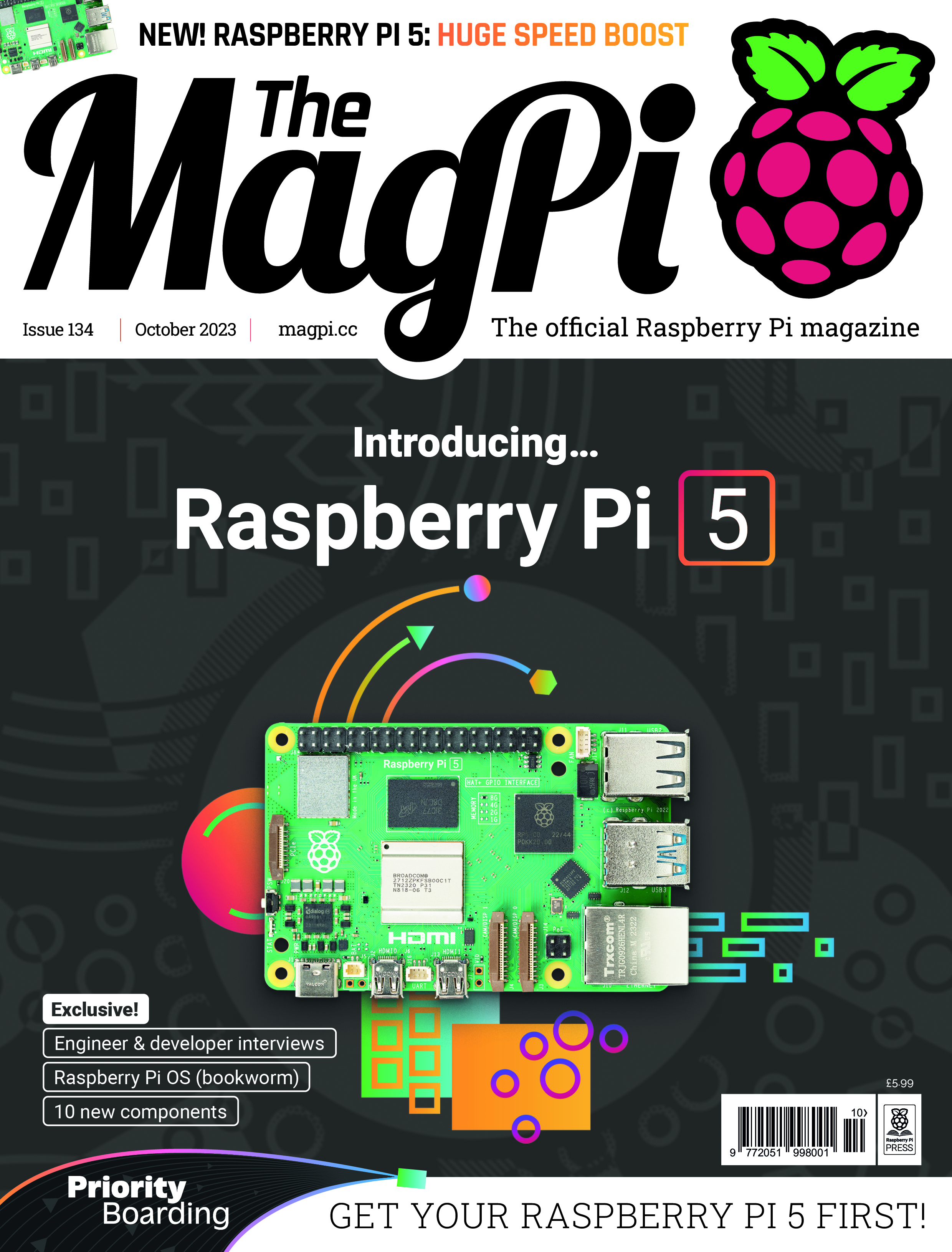 The MagPi issue 134 cover