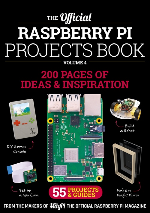 Cover of Raspberry Pi Projects Book 4