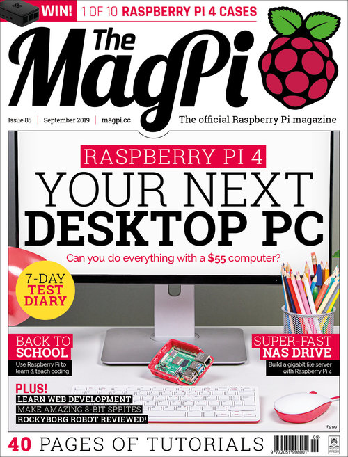 The MagPi issue 85 cover