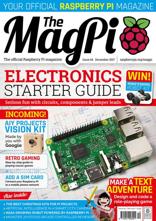 The MagPi issue 64 cover
