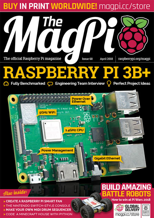 The MagPi issue 68 cover