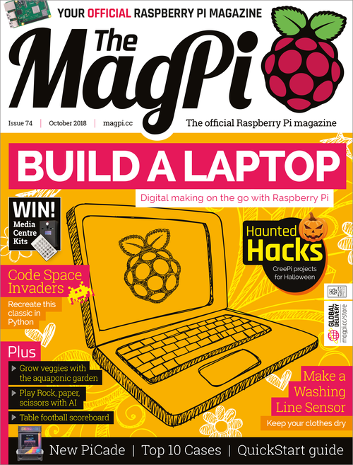The MagPi issue 74 cover