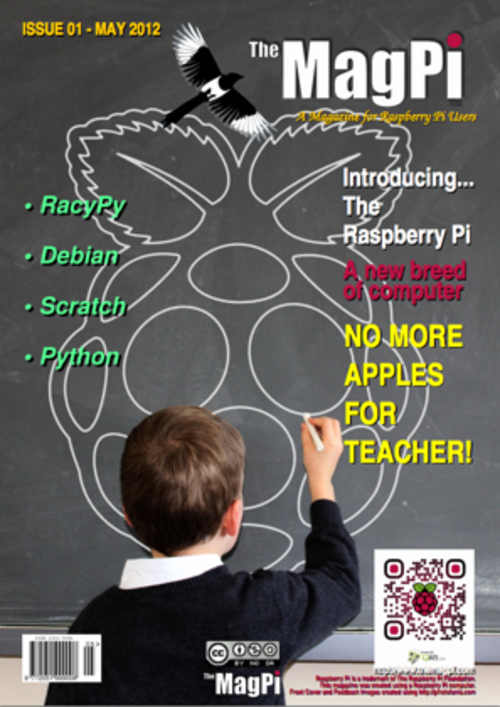 The MagPi issue 1 cover