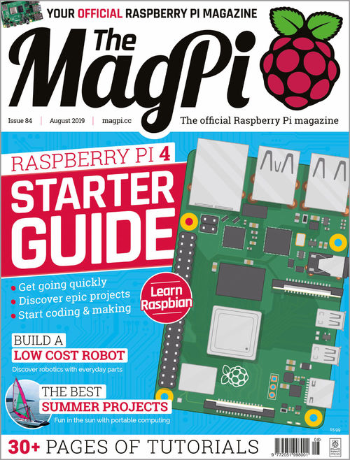 The MagPi issue 84 cover