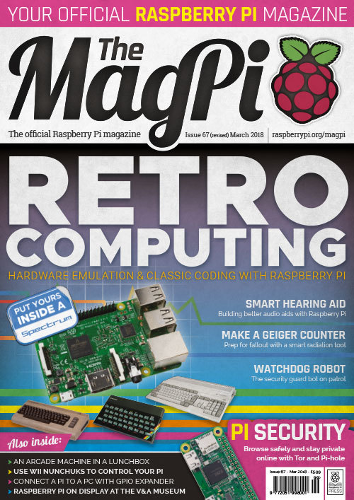The MagPi issue 67 cover