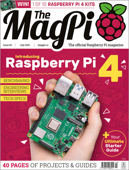 The MagPi issue 83 cover