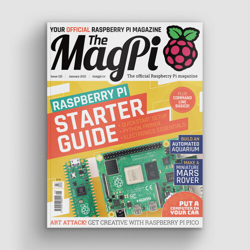 The MagPi issue 125 cover