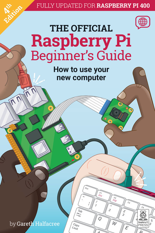 Cover of Raspberry Pi Beginner's Guide 4th Edition