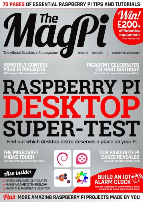 The MagPi issue 33 cover