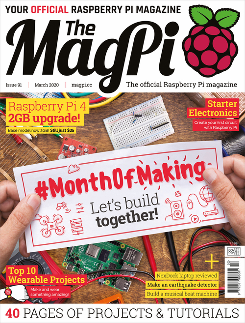 The MagPi issue 91 cover