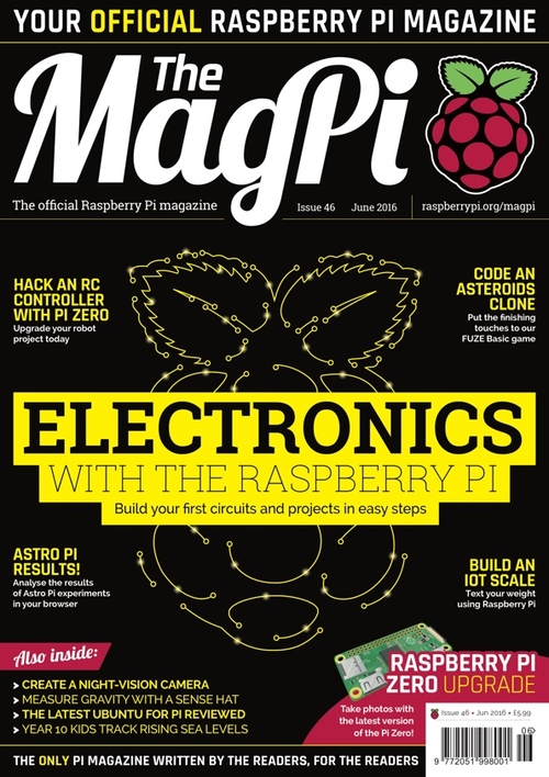 The MagPi issue 46 cover