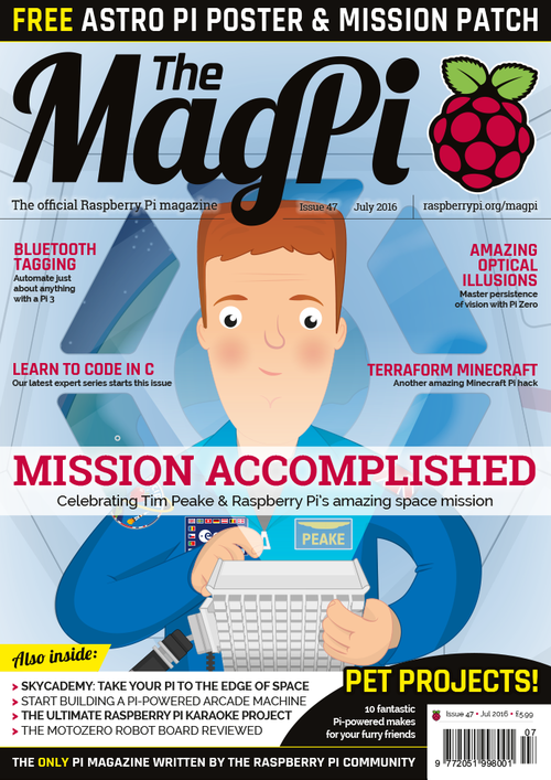 The MagPi issue 47 cover