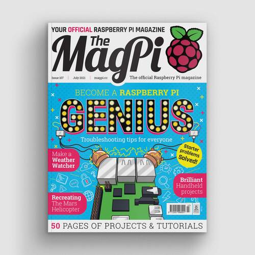 The MagPi issue 107 cover