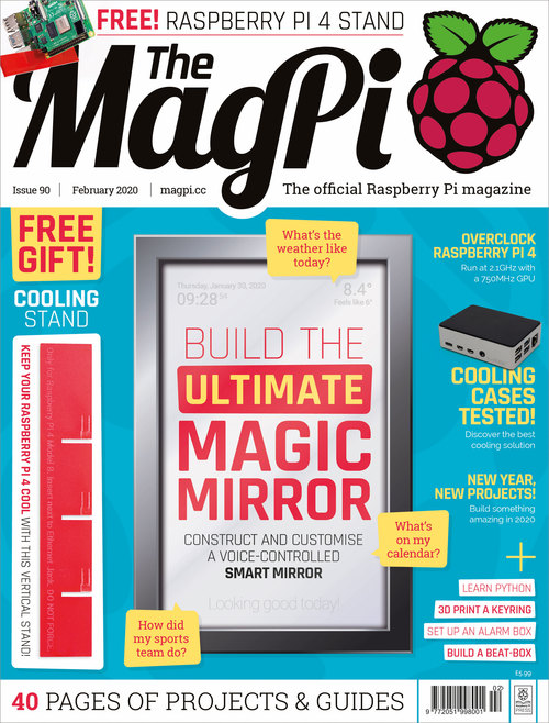 The MagPi issue 90 cover