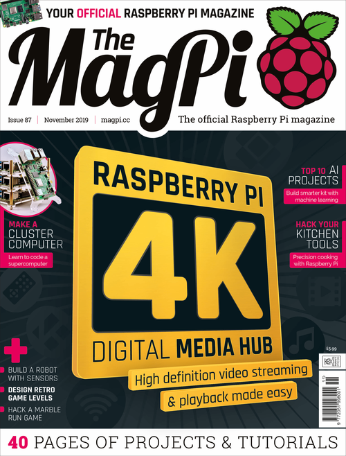 The MagPi issue 87 cover