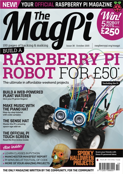 The MagPi issue 38 cover