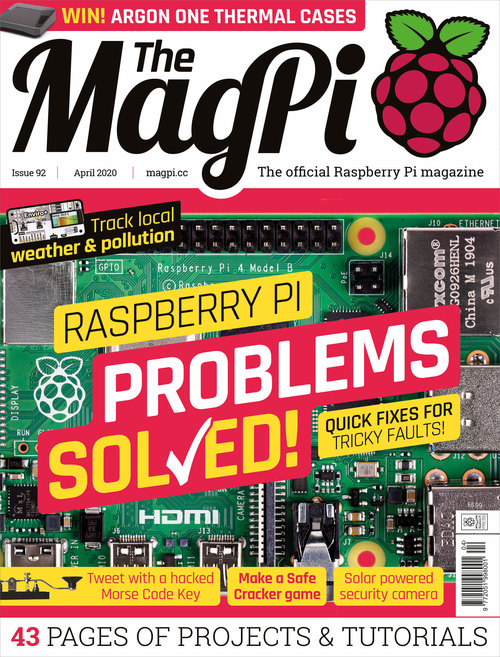 The MagPi issue 92 cover
