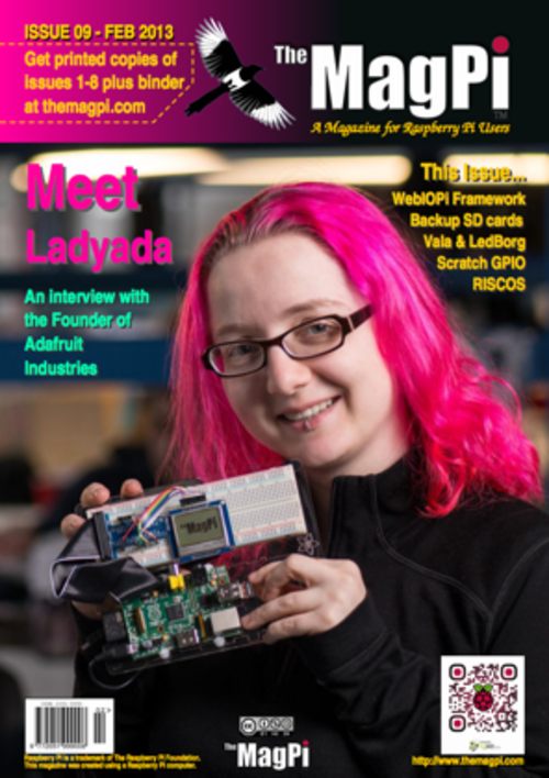 The MagPi issue 9 cover