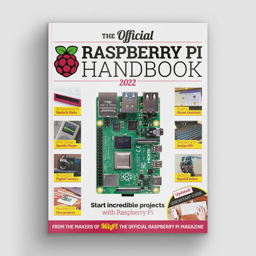 Cover of The Official Raspberry Pi Handbook 2022