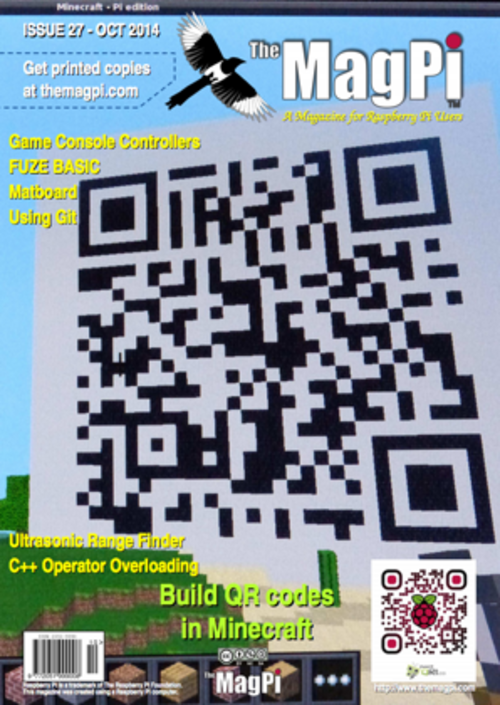 The MagPi issue 27 cover