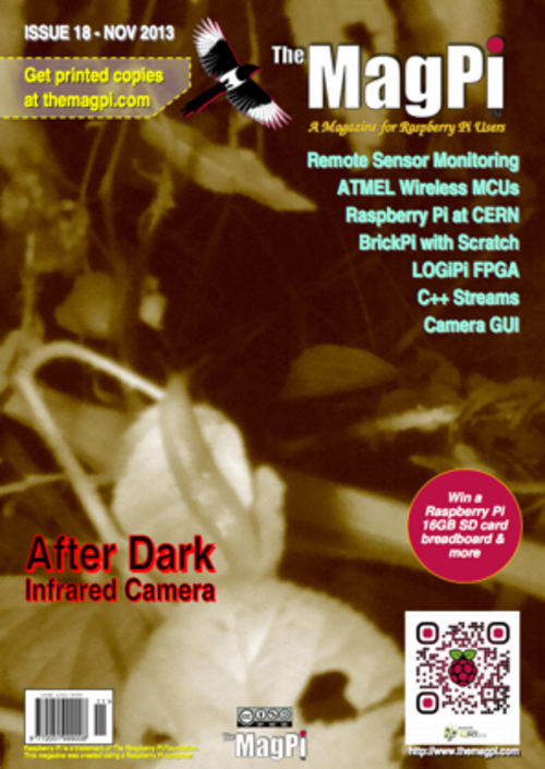 The MagPi issue 18 cover